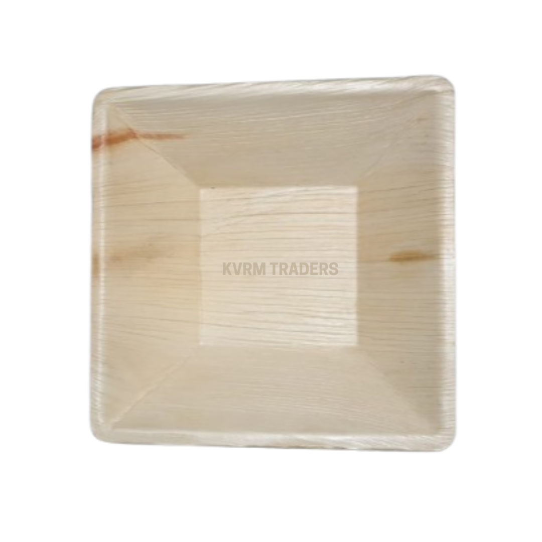 Unique Pyramid-Shaped Areca Palm Leaf Bowl